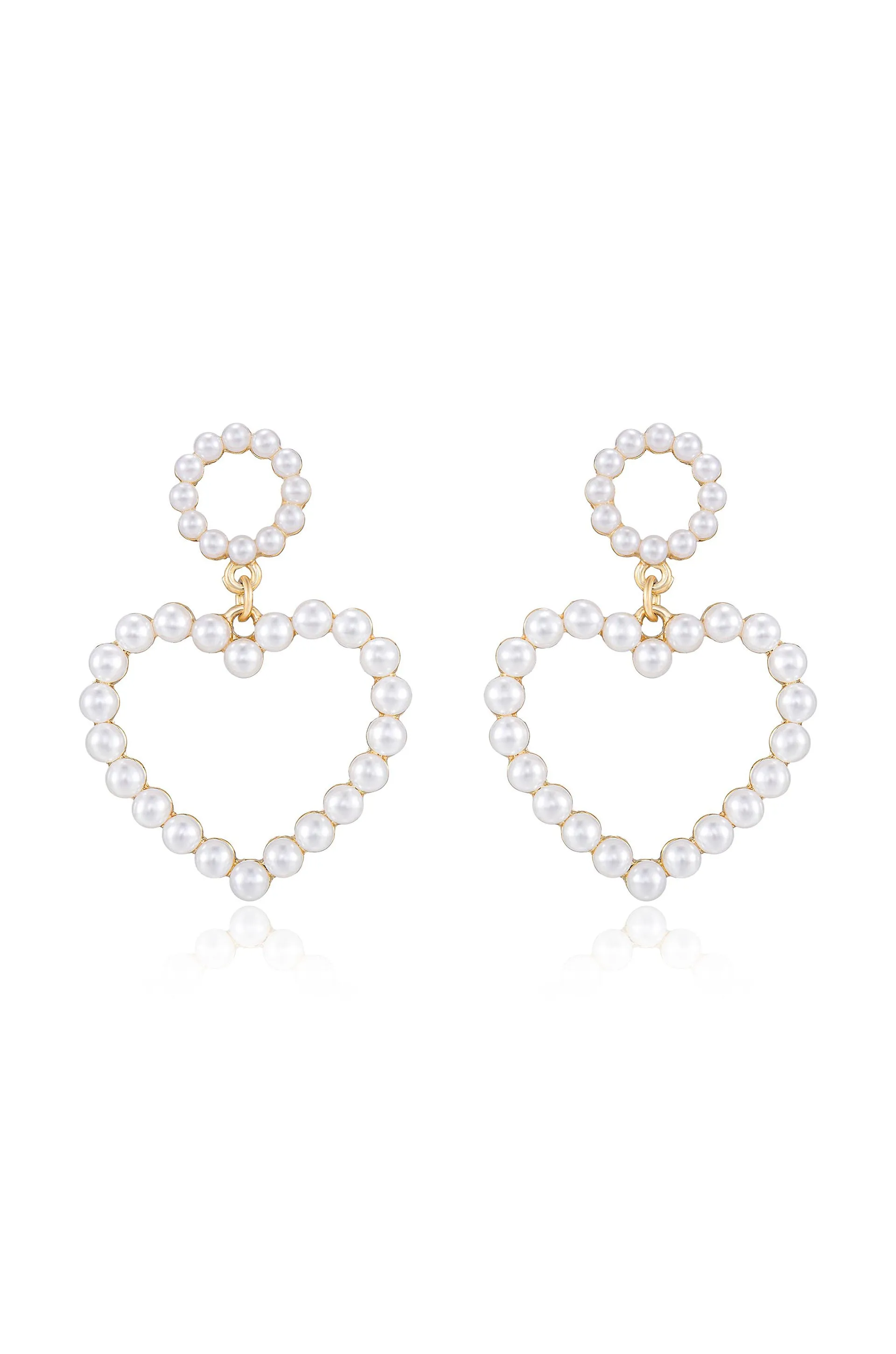 Loving Pearl Heart & Earrings