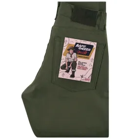 Max - Army Green Duck Selvedge