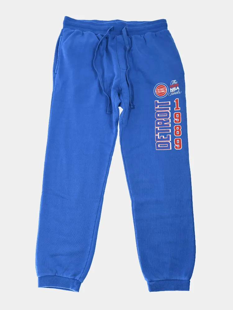 Mitchell & Ness Vintage Detroit Logo Track Pants - Vintage Royal