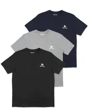 Money Lounger Mix Tee 3 Pack