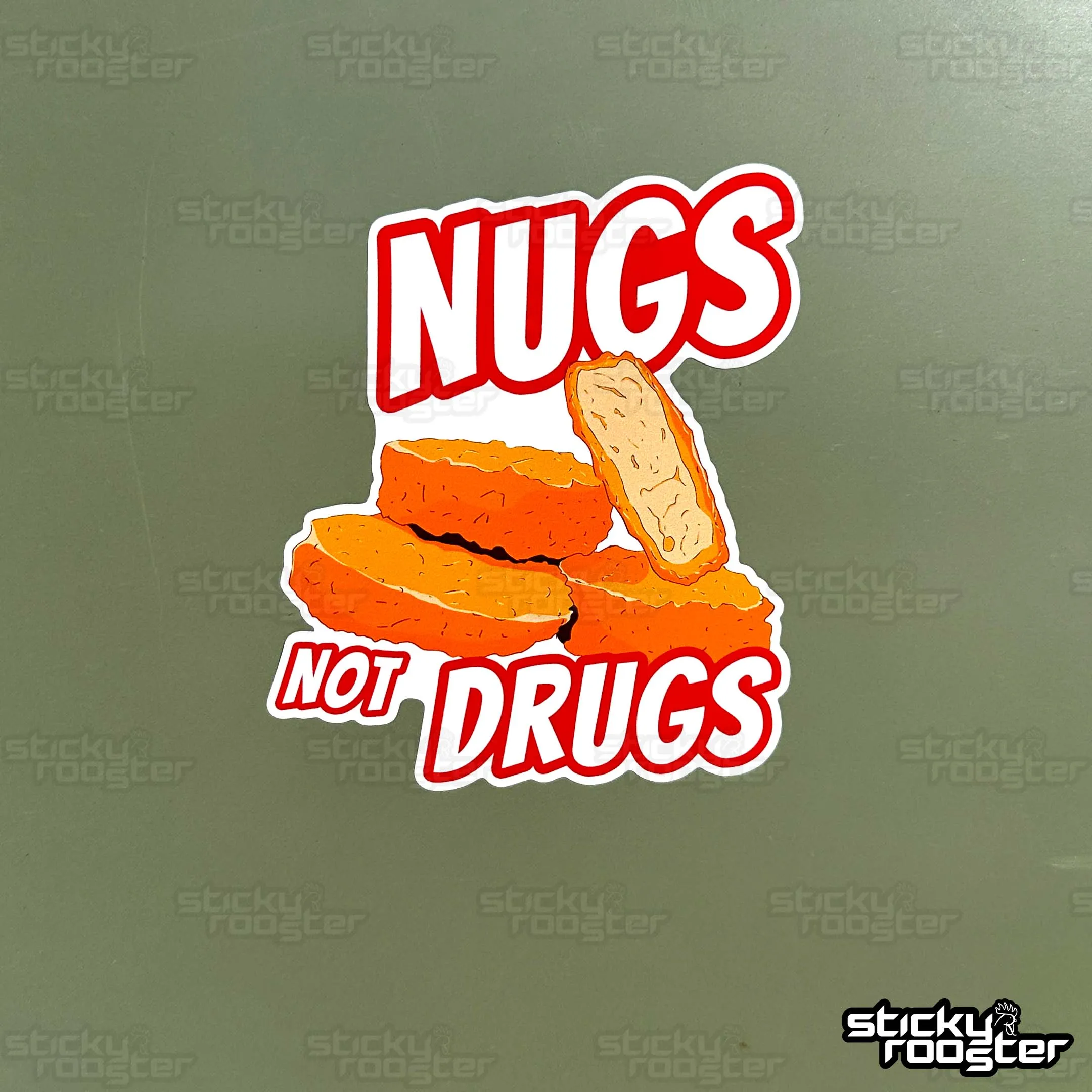 Nugs Not Drugs sticker