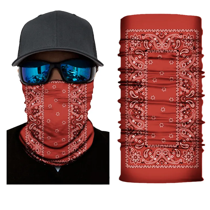 Paisley Design Sun Shield Neck Gaiter