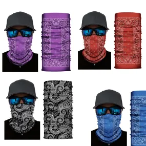 Paisley Design Sun Shield Neck Gaiter