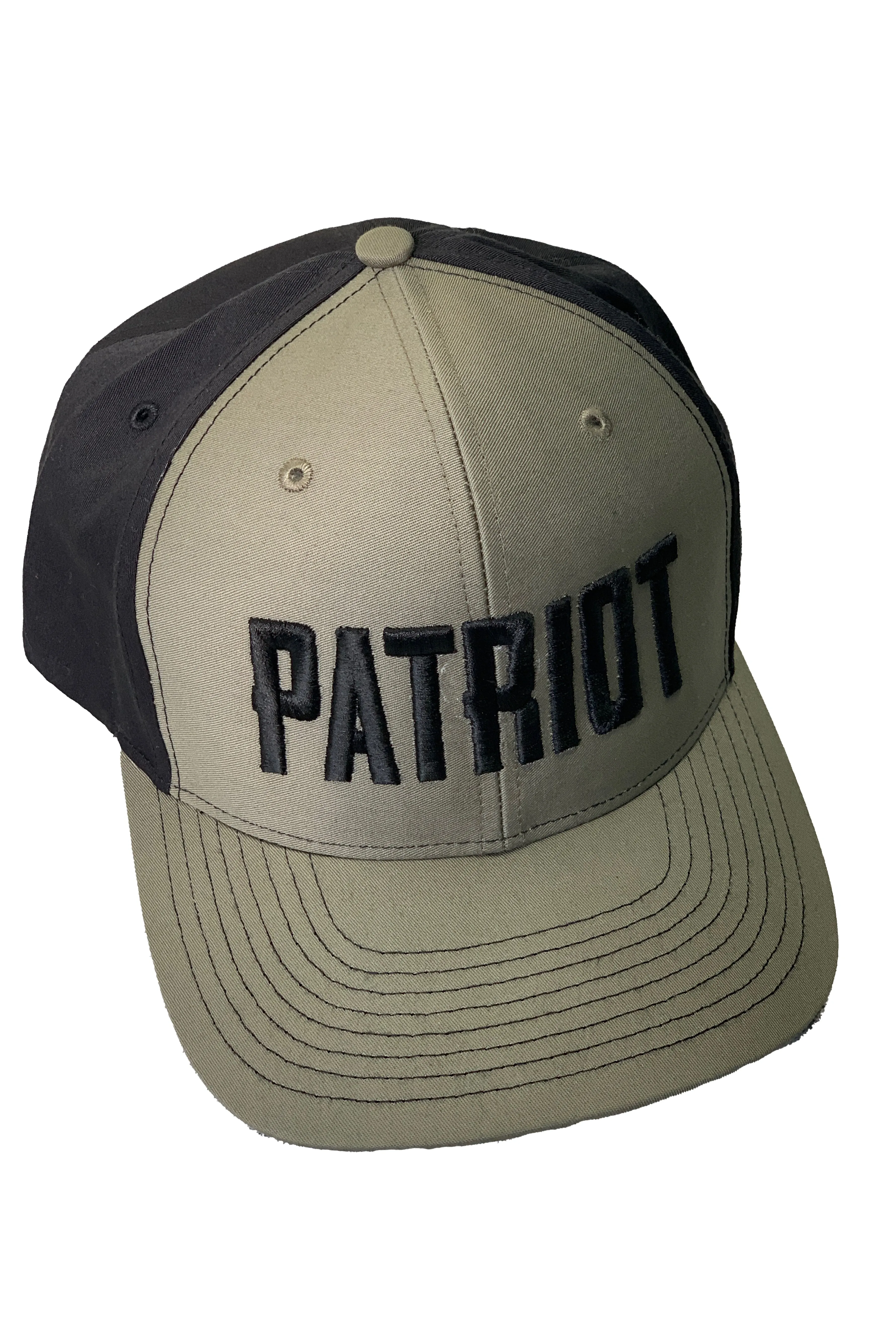 Patriot Hat - Green/Black Snapback Cap