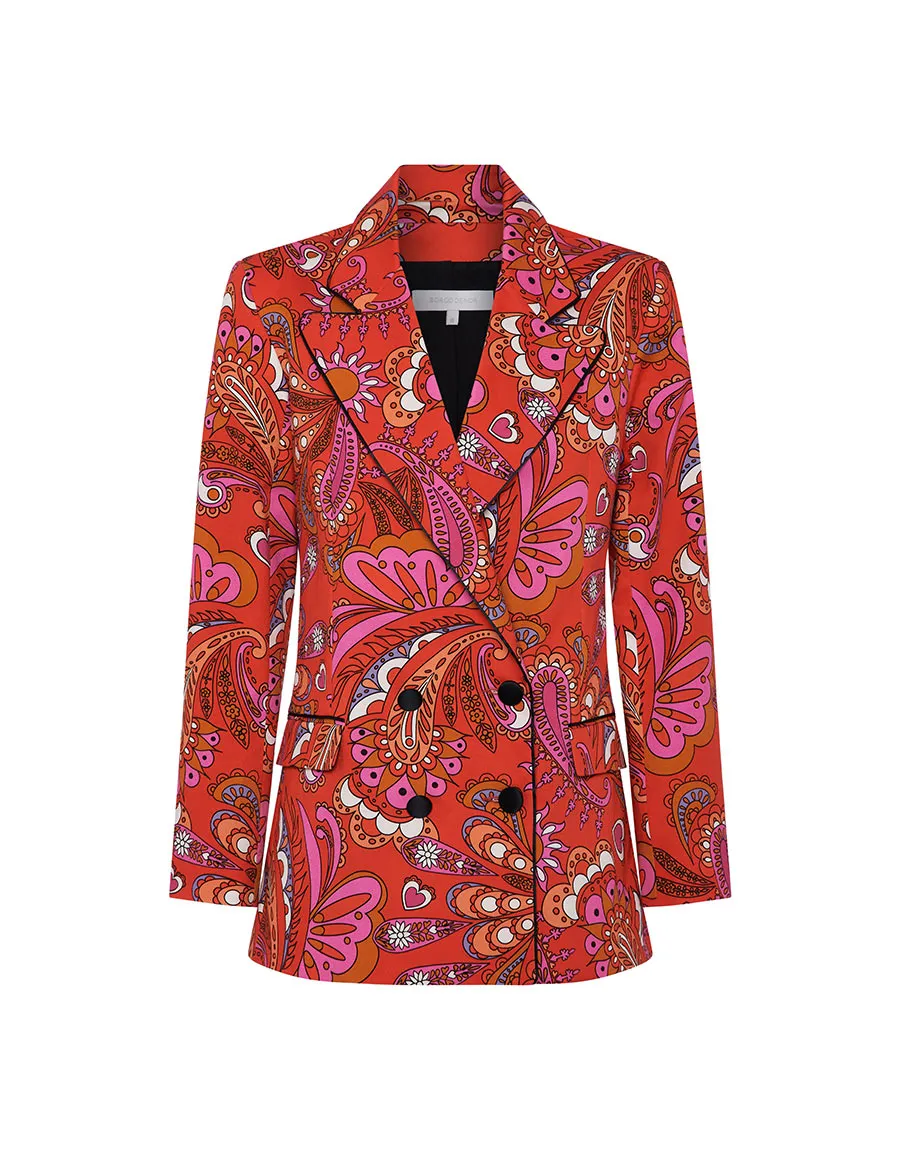 Quinn Cotton Jacket - Rhapsody Red - SALE