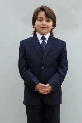 "Elliot" Kids Navy 5-Piece Suit