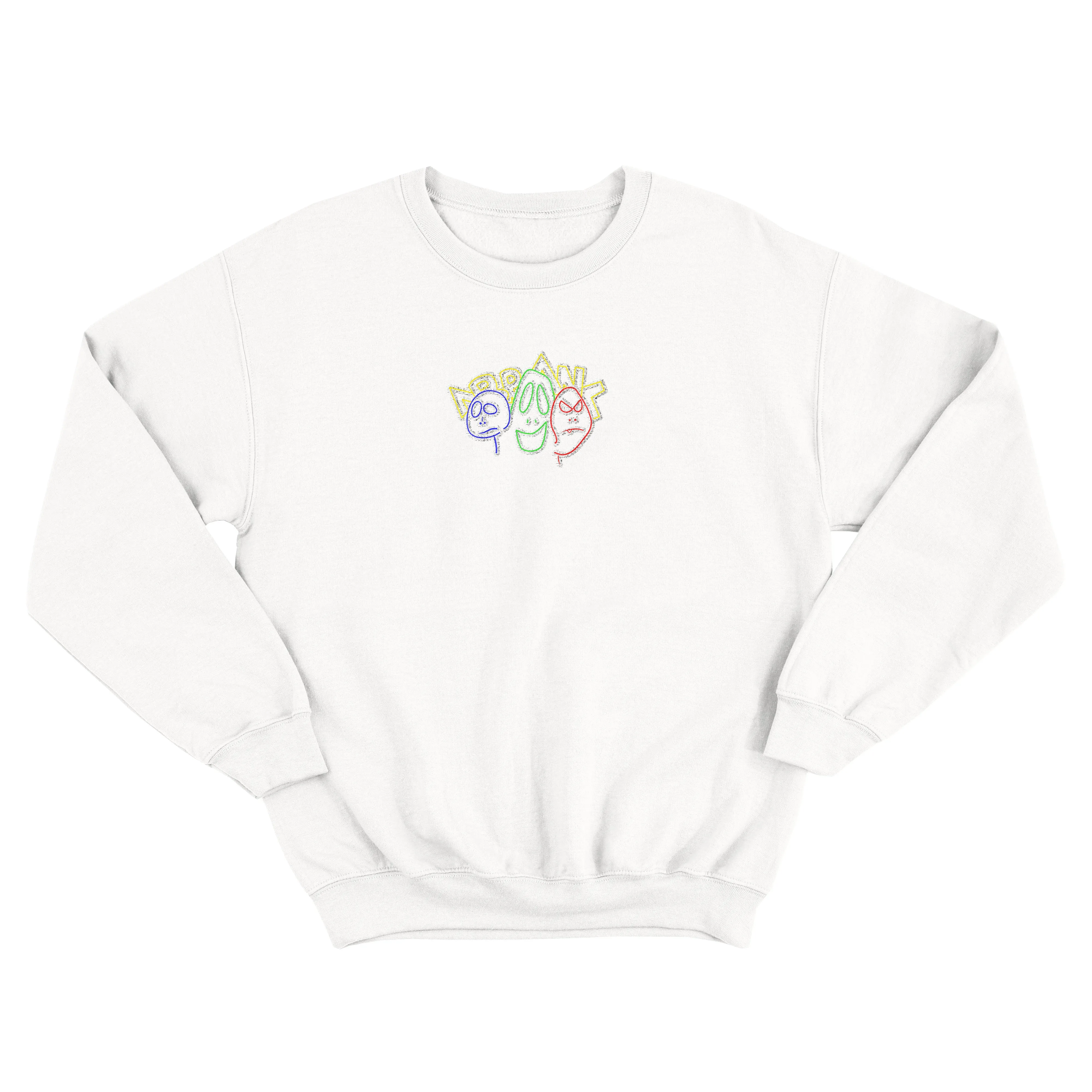 "Emotional Ghost" Crewneck (White)