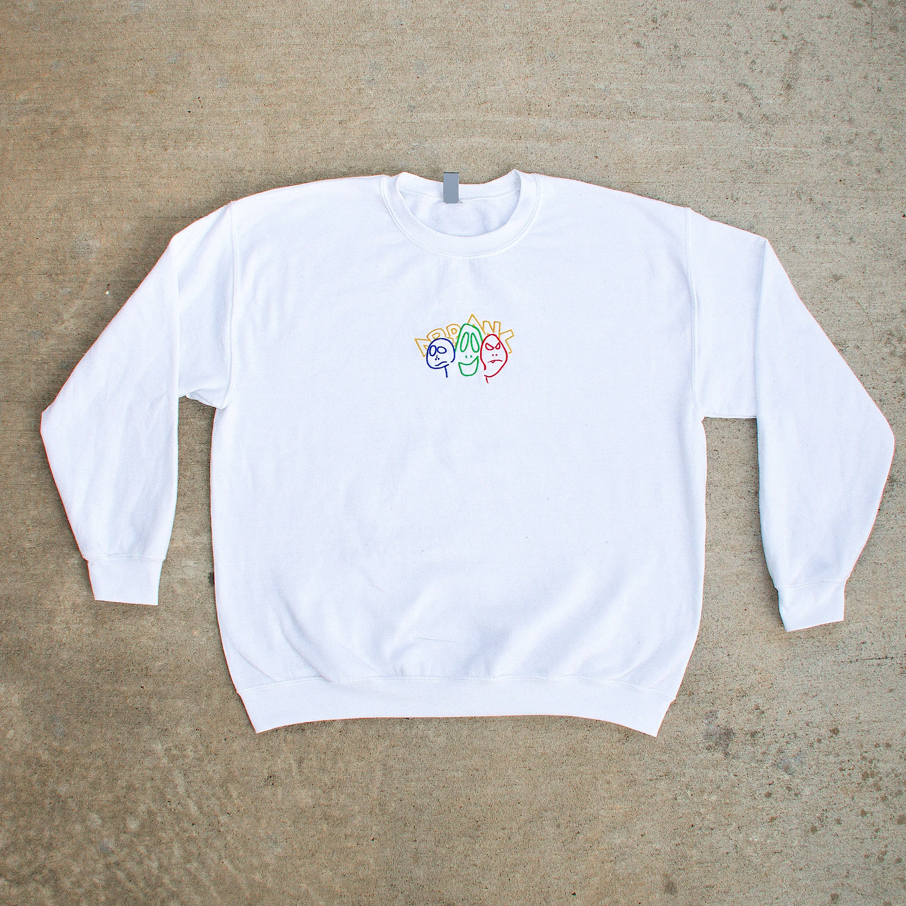 "Emotional Ghost" Crewneck (White)