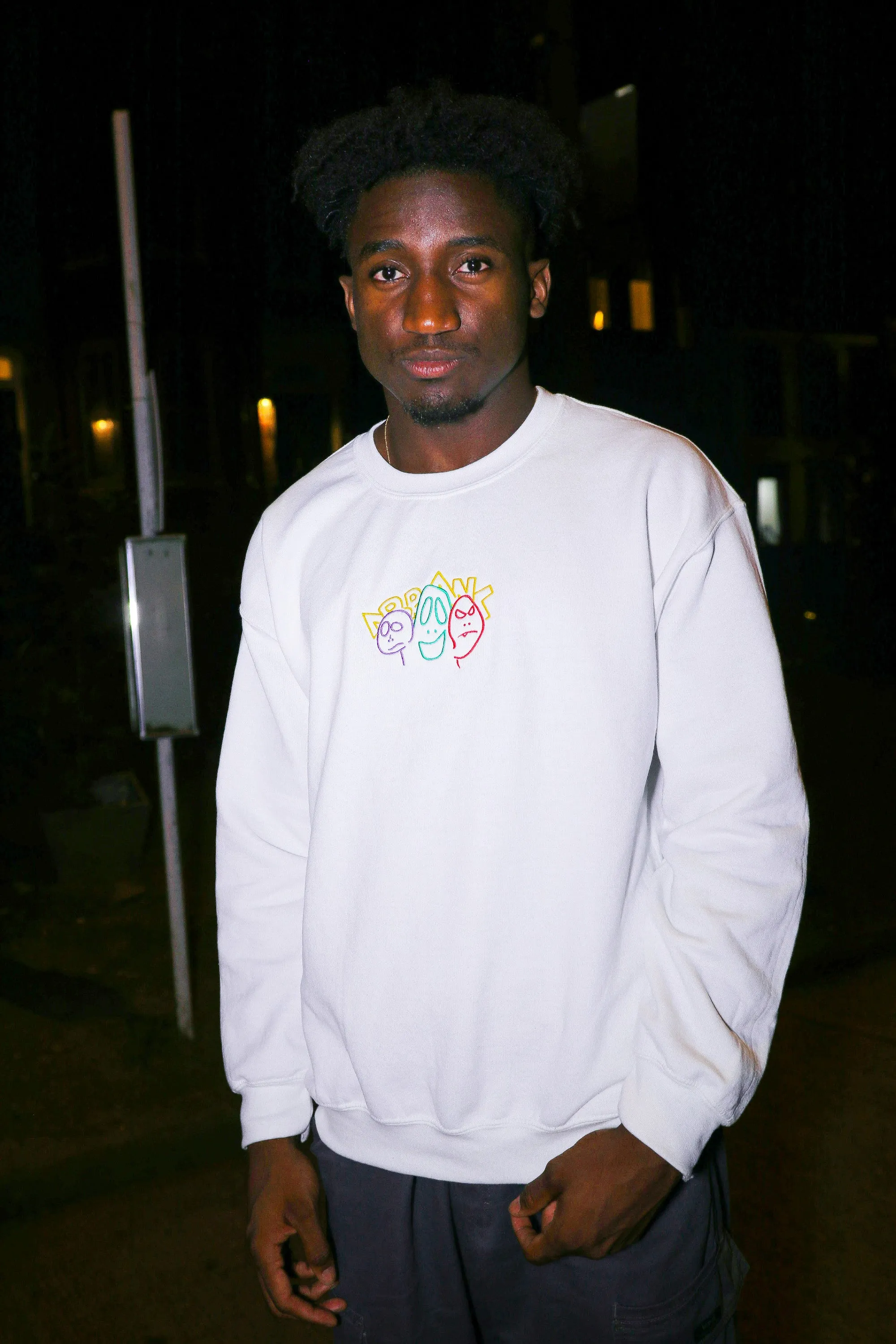 "Emotional Ghost" Crewneck (White)