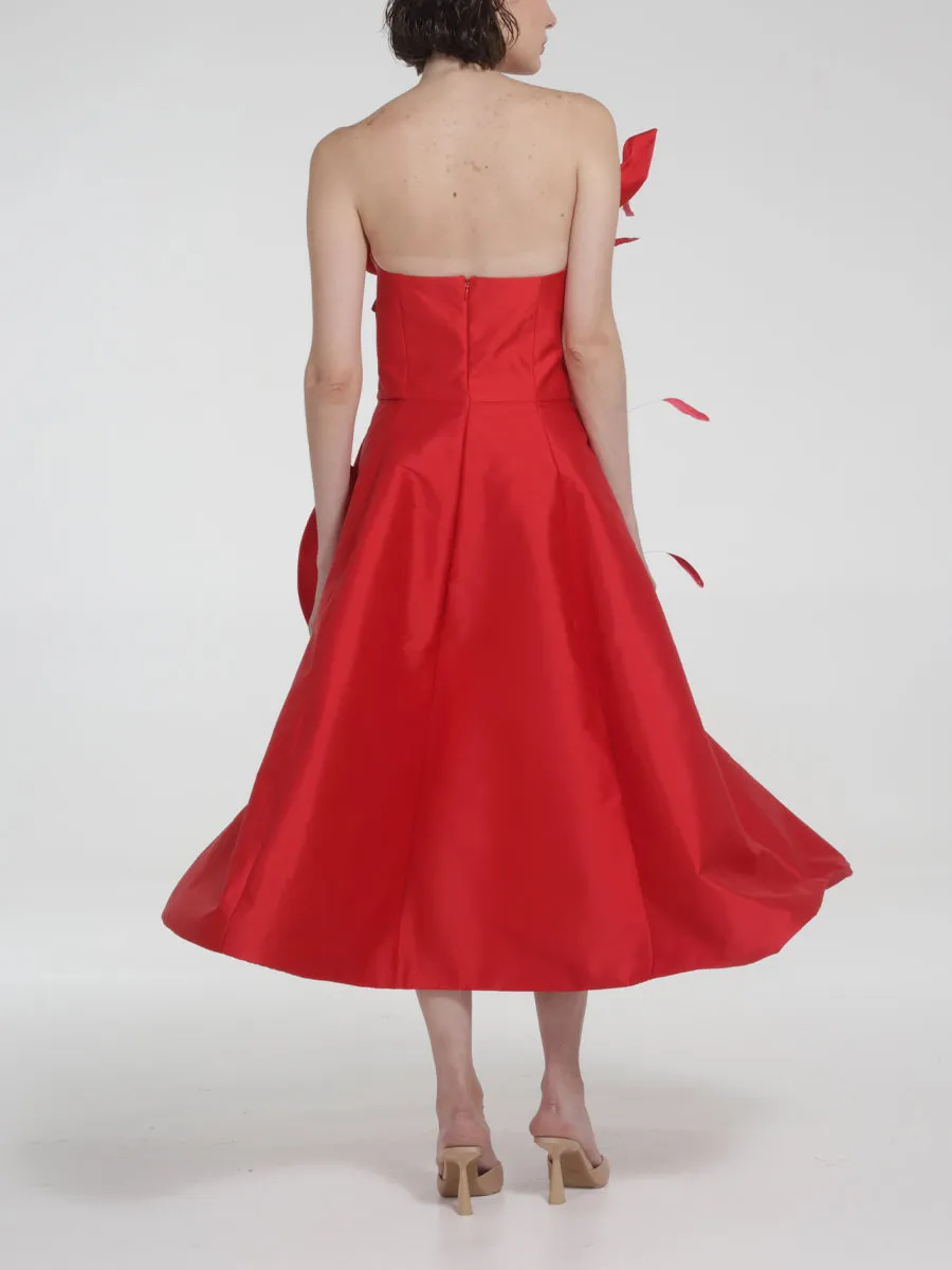 RAQUEL OROZCO Manuela Dress - Red