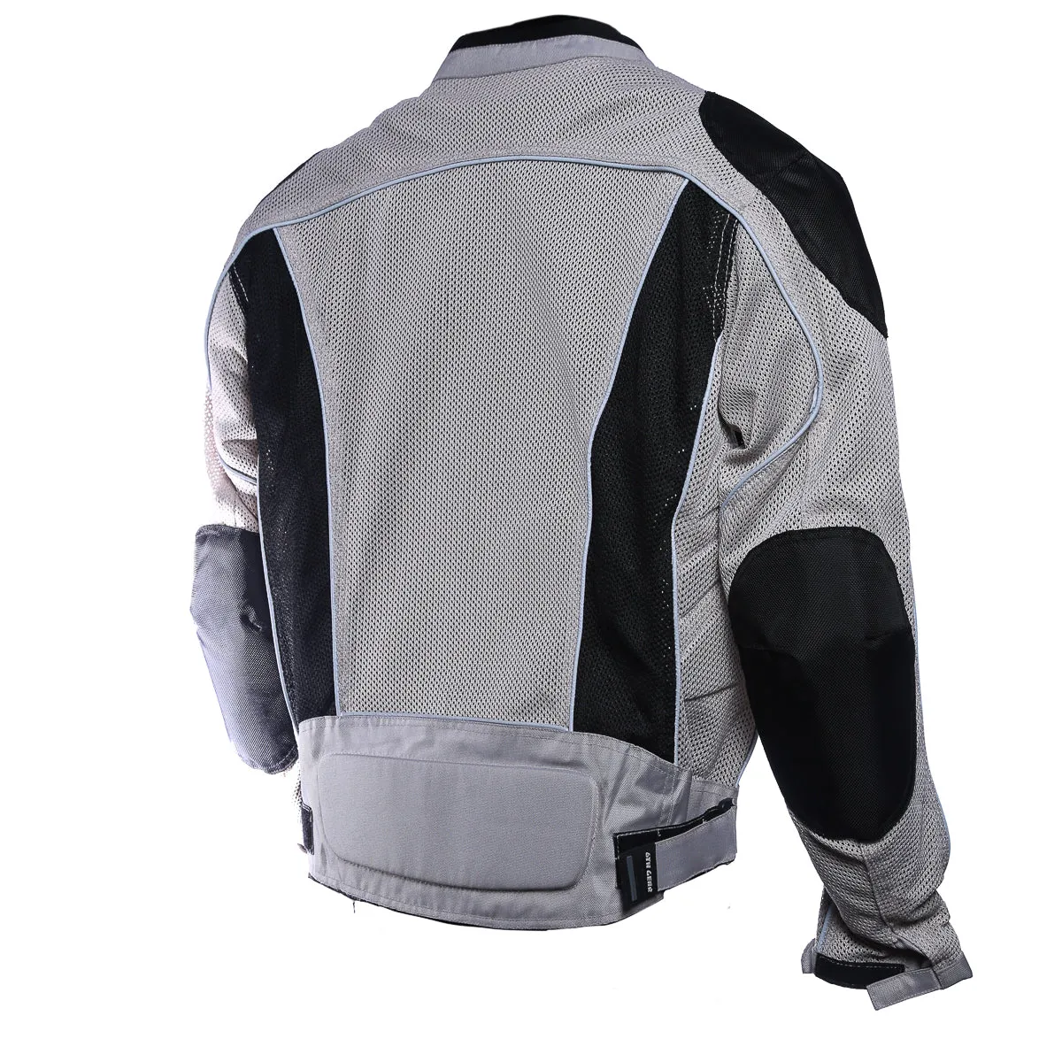 SILVER SUMMER JOY MESH MOTORCYCLE JACKET