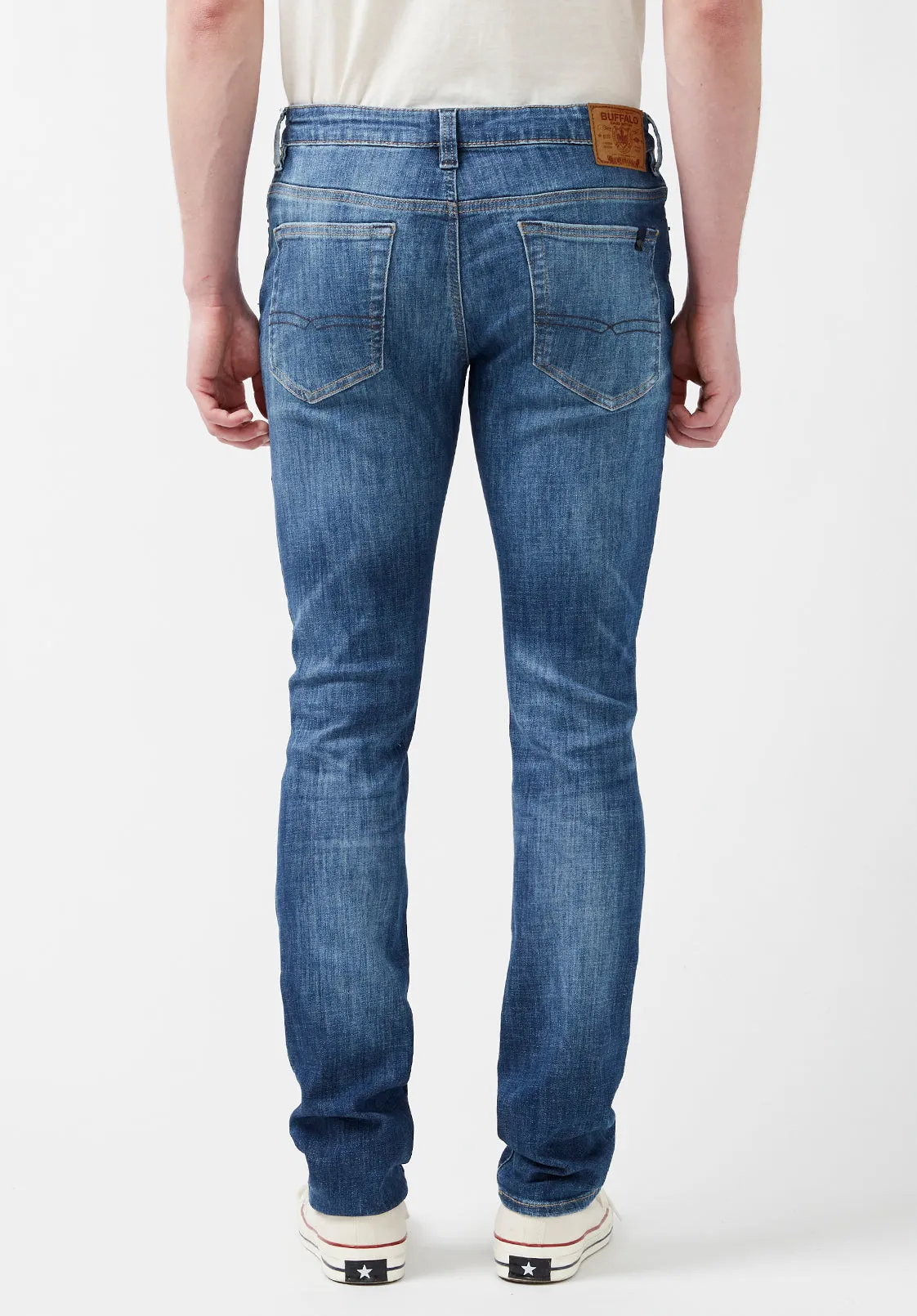 Slim Ash Men's Jeans in Worn Blue - BM22819