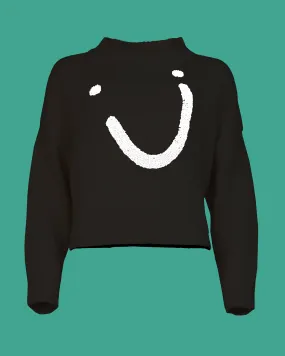 Smile Jumper - Black & White