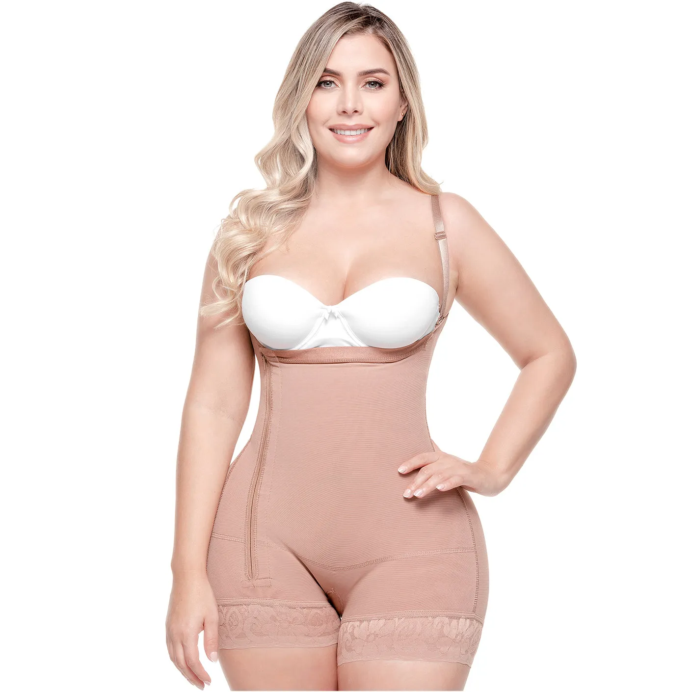 SONRYSE 046 | Colombian Butt Lifter Bodysuit Shapewear | Everyday and Postpartum Use | Powernet