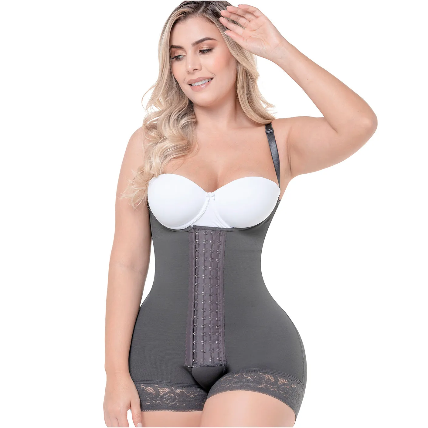 SONRYSE 066 |  Colombian Postpartum Bodysuit Shapewear | Butt Lifting Effect & Tummy Control | Powernet