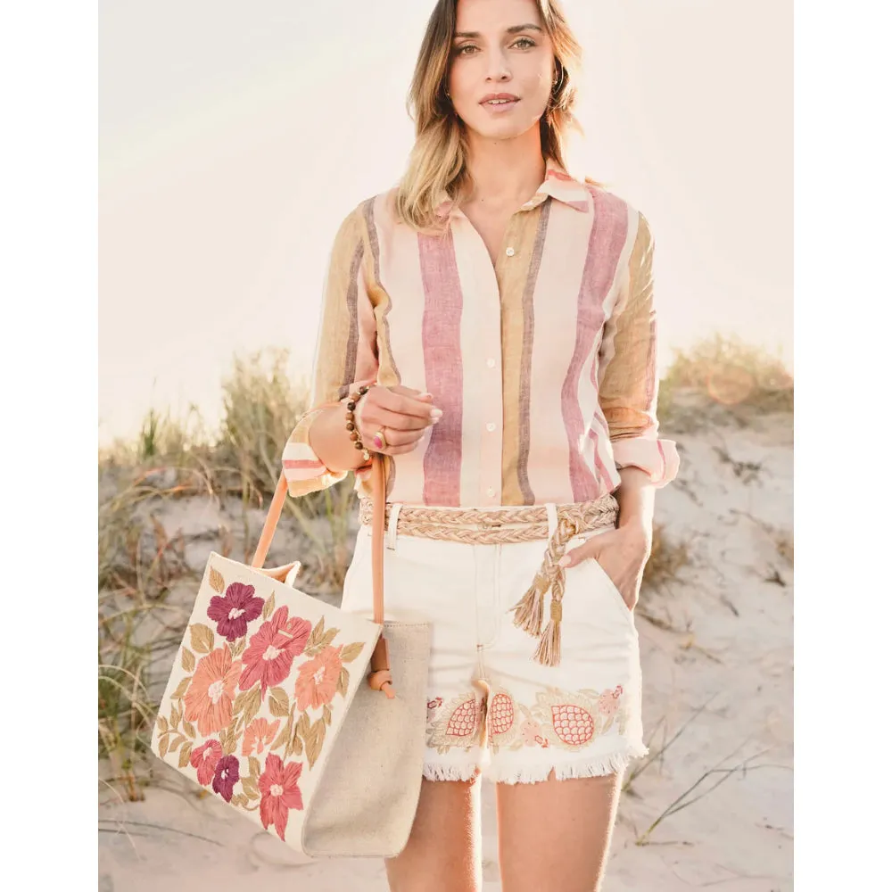 Spartina Piper Raffia Tote - Multi