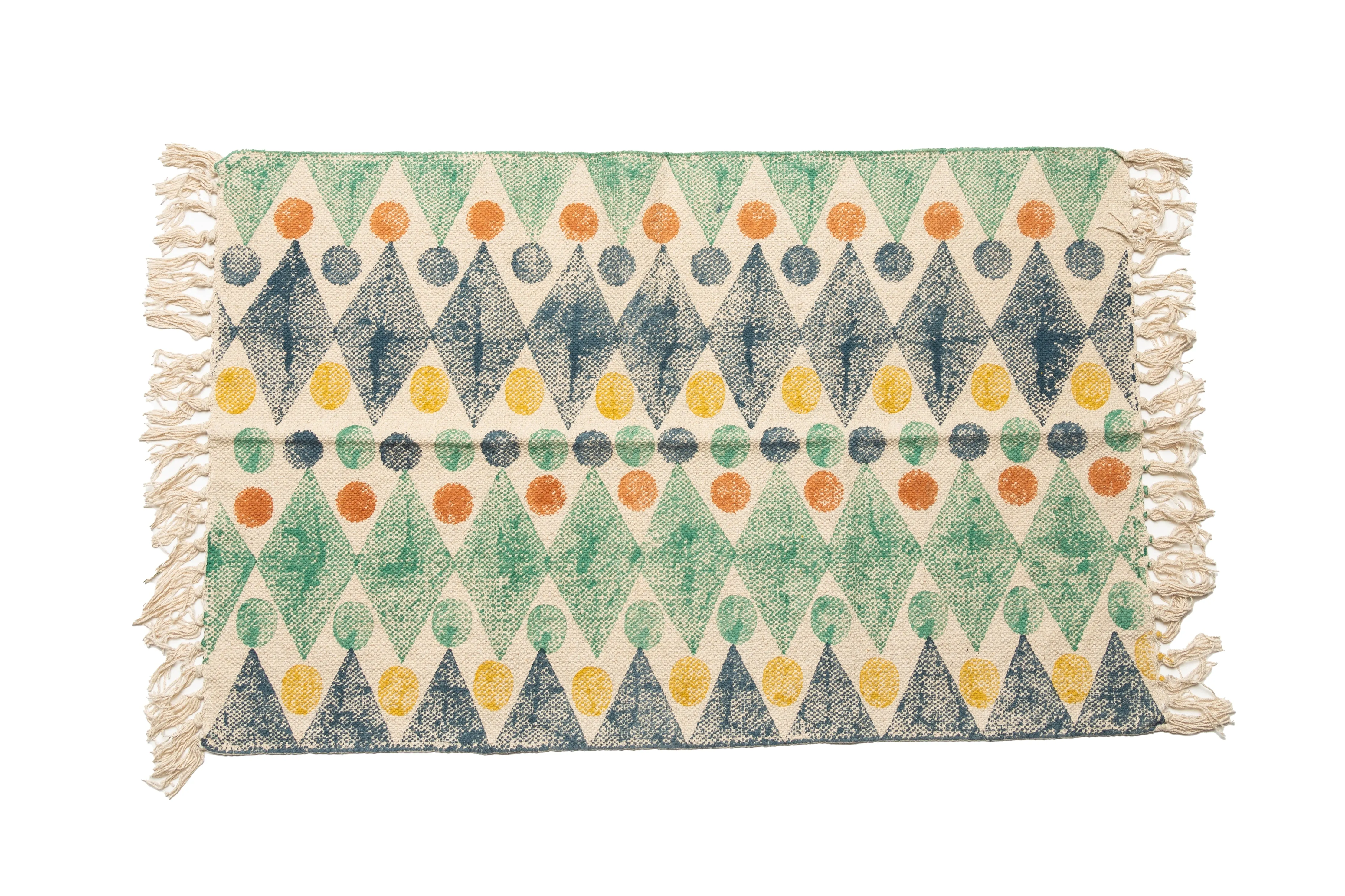 Tassel Rug - Mid-century Pop