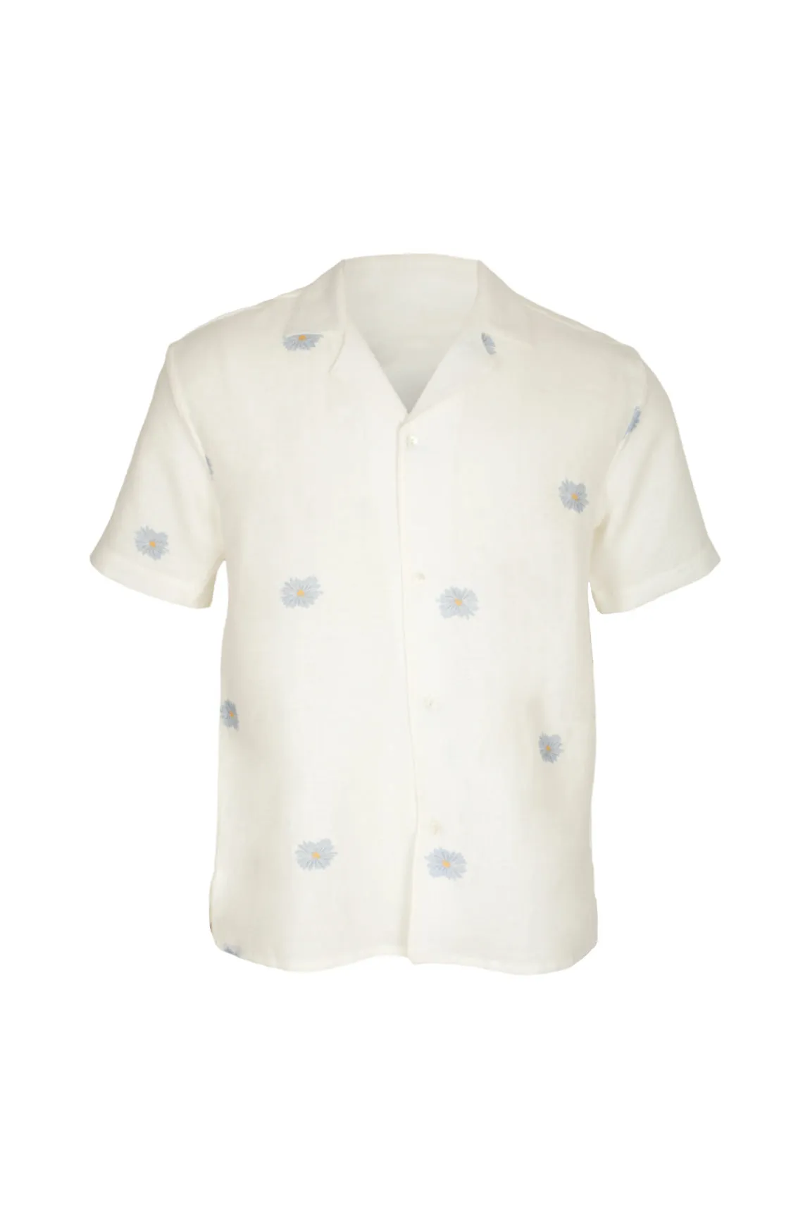 The Summer Daisy Men Linen Shirt