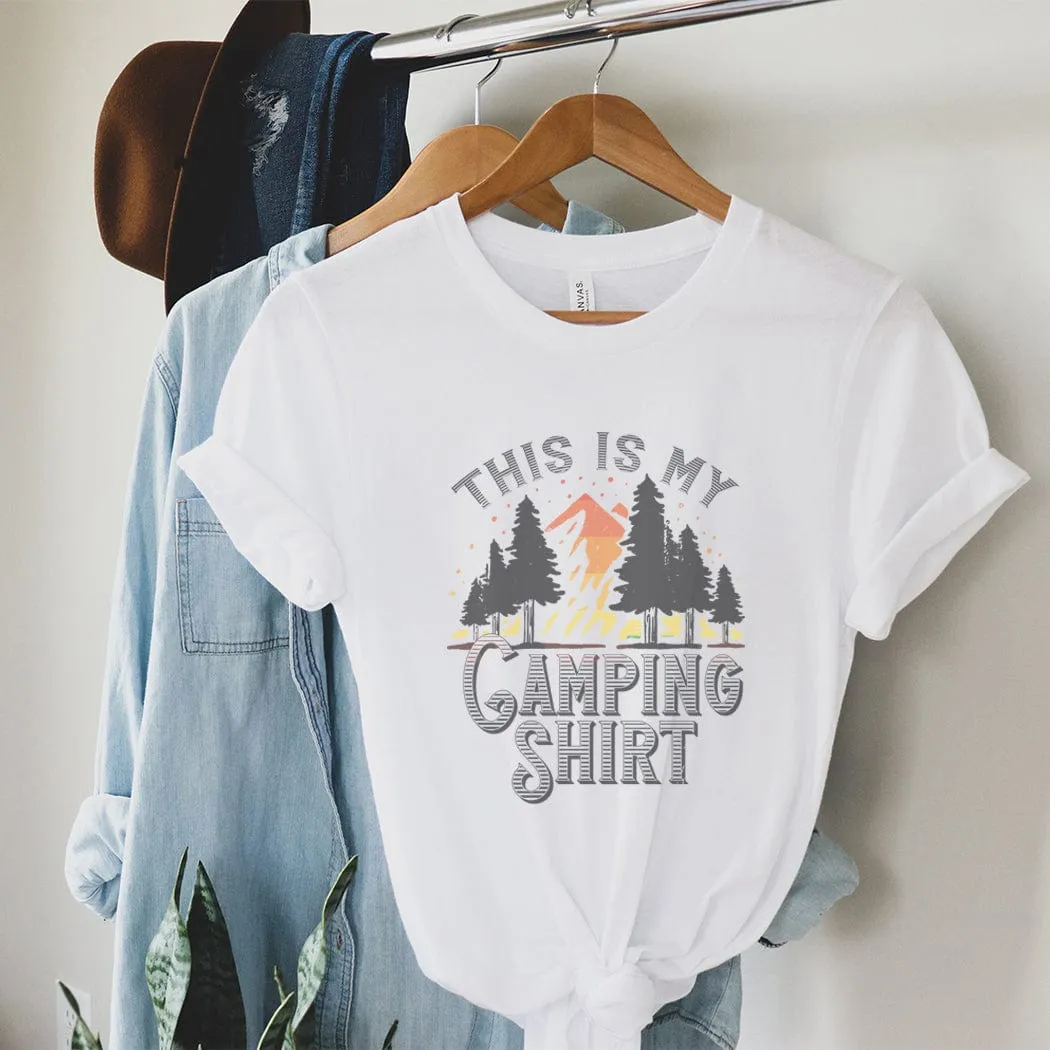 This Is My Camping Shirt Outdoors Graphic T-Shirt - NA152