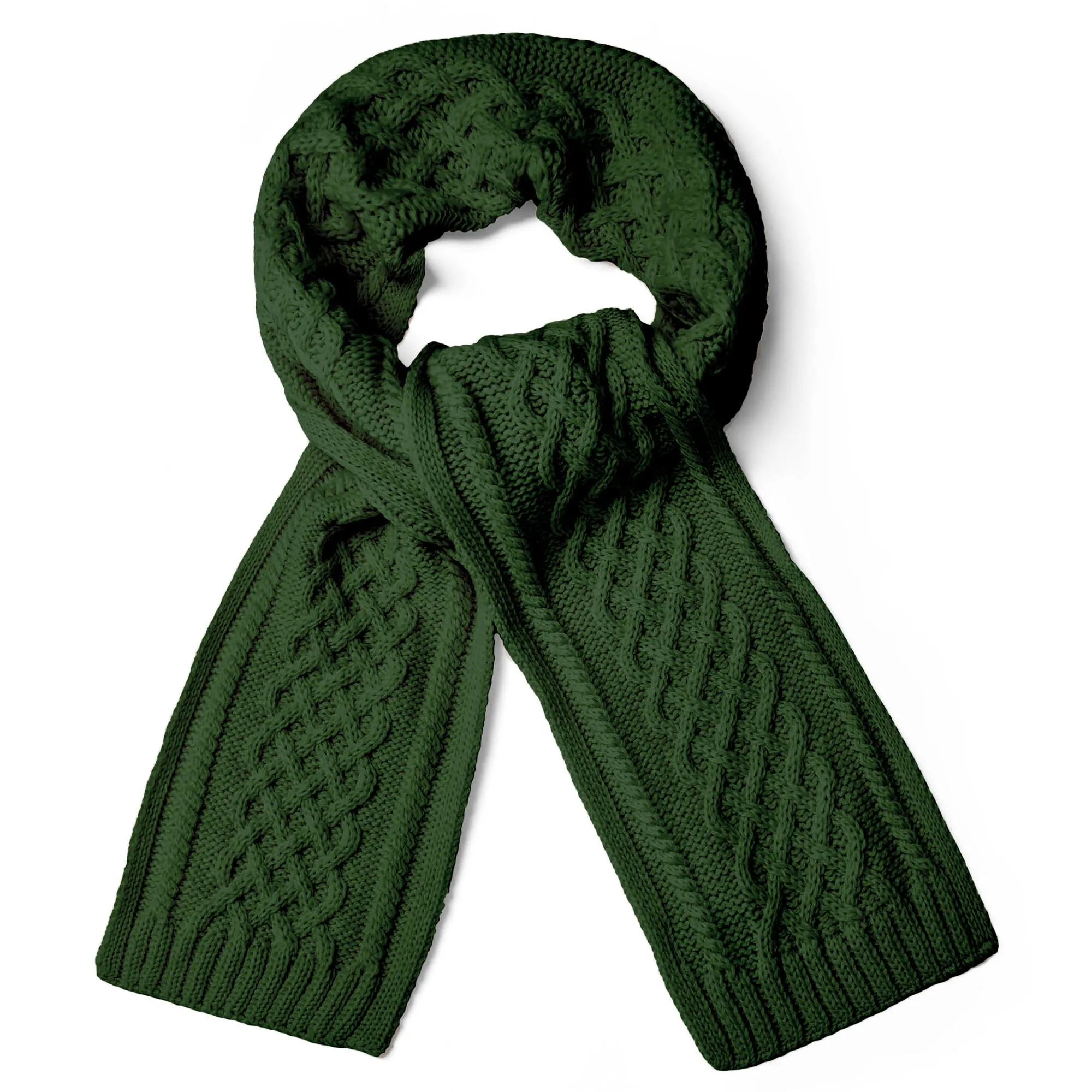 Triple Twist Merino Wool Scarf