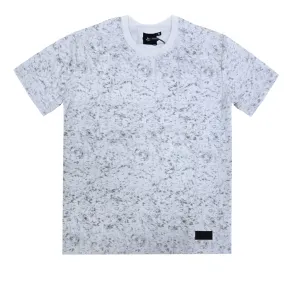 Unique Marble-Pattern Oversized Tee - 2920