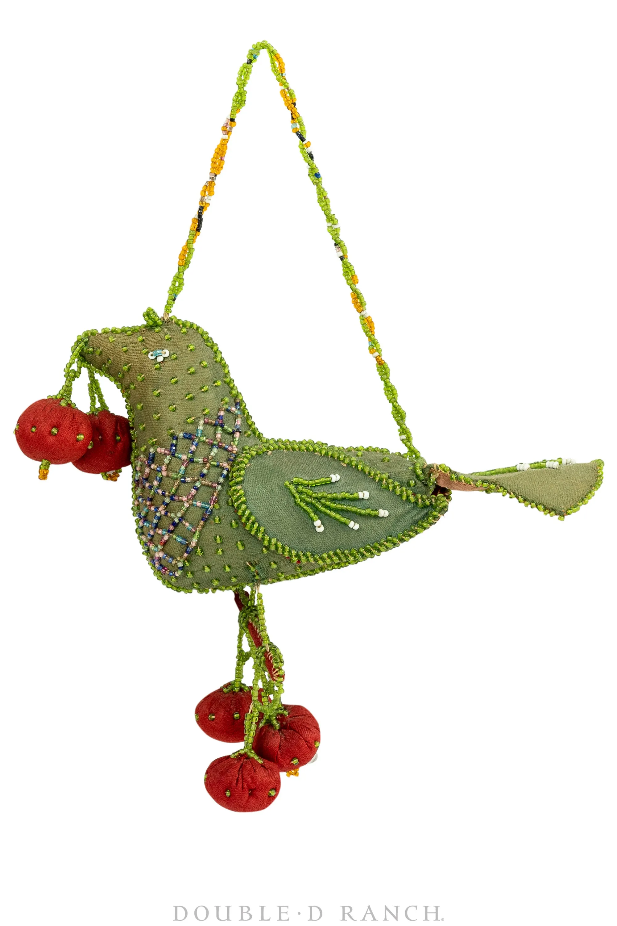 Whimsey, Bird with Cherry, Vintage, Late 19th Century, 306