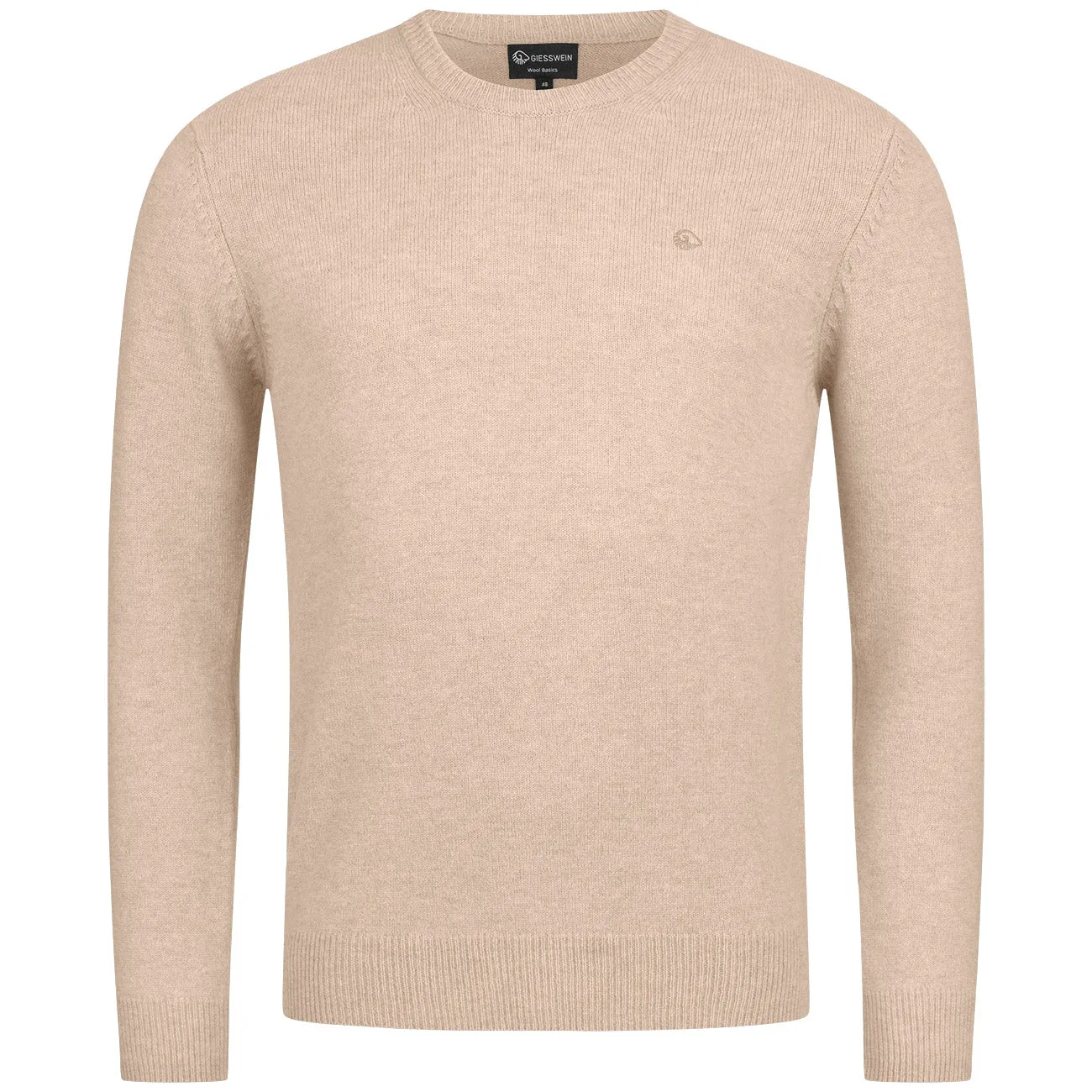 Wool Pullover Round Neck Men