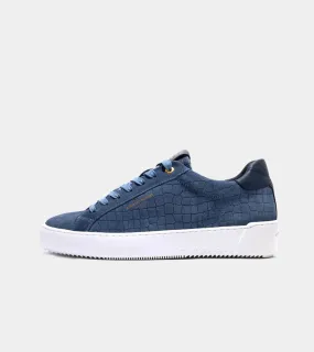 Zuma | Blue Caiman Croc Emboss Suede AHP241-12